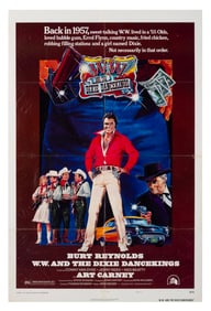 A "W.W. and the Dixie Dancekings" One-Sheet Poster.