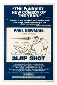A "Slap Shot" One-Sheet Poster.