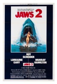 A "Jaws 2" One-Sheet Poster.