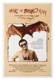 A "Where the Buffalo Roam" One-Sheet Poster.