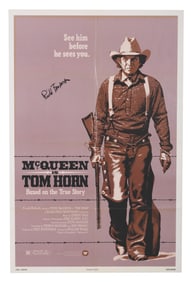A Signed "Tom Horn" Original One-Sheet Poster.