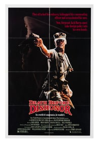 A "Death Before Dishonor" One-Sheet Poster.
