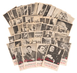 A “The Addams Family” Trading Card Collection.