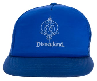 A Club 55 Blue Hat with White Logo.
