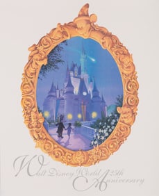 A Walt Disney World 25th Anniversary Poster.