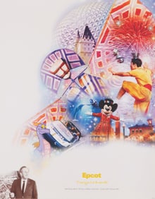 "100 Years of Magic Celebration" Epcot Poster.