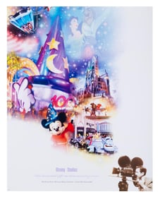 "100 Years of Magic Celebration" Disney Studios Poster.