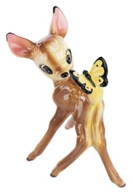 A Ceramic Bambi Figurine by Shaw Pottery.