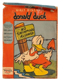 A Walt Disney's Donald Duck Character Plak.