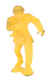 A 1950s Davy Crockett Plastic Figure.
