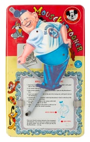 A Mickey Mouse Club Mousekartooner Toy.