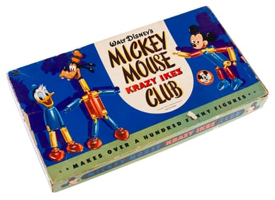 A Mickey Mouse Krazy Ikes Club Toy Set.