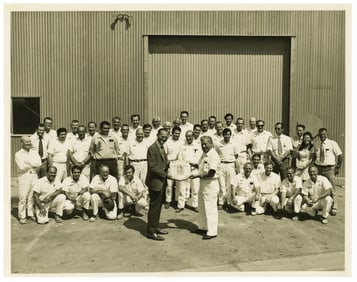 A Maintenance & Engineering Cast Member Group Photo.
