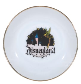 An Eleanore Welborn Disneyland Tinker Bell Saucer.