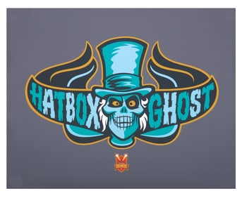 A Disneyland Dreamers Hatbox Ghost Poster Print.