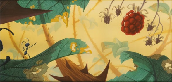 A Studio-Used Concept Print From "A Bug's Life."