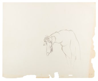 A "Lady and the Tramp" Boris Production Drawing.