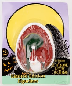 A "Nightmare Before Christmas" Santa Claus Figurine.