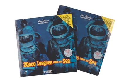 A Pair of 20,000 Leagues Under the Sea US LaserDiscs.