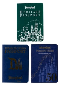 A Collection of Disneyland Passports.