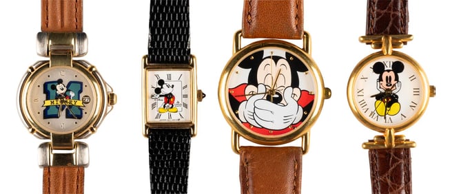 A Collection of Mickey Mouse Watches.