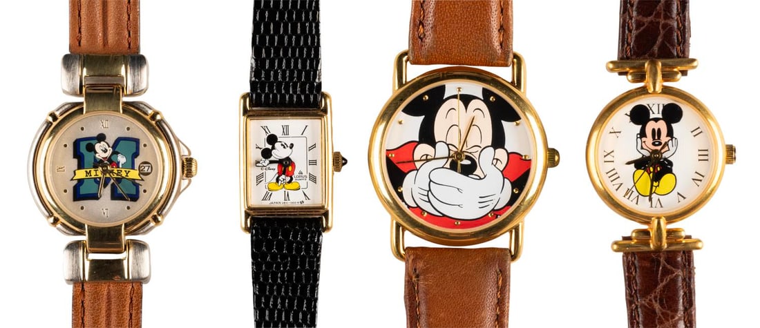 A Collection of Mickey Mouse Watches. (1 of 2)