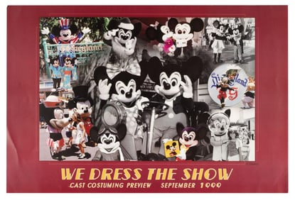 A "We Dress The Show" Cast Member Poster.
