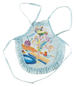 A Tinker Bell Doll Bib.