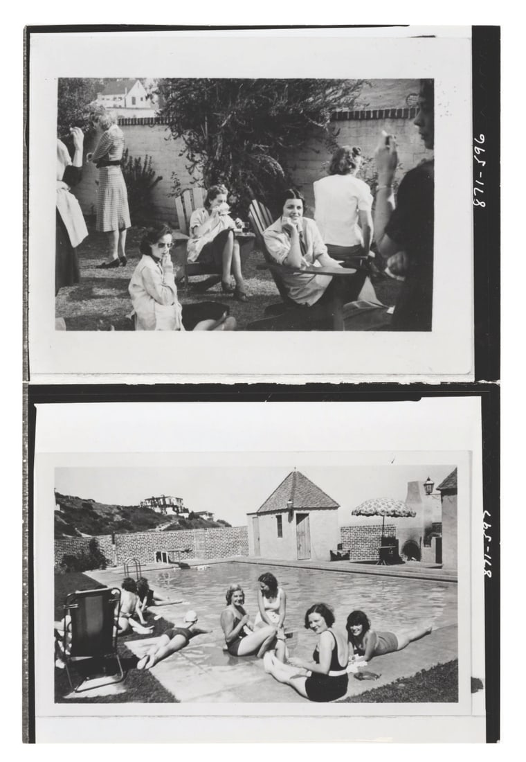 Two 1930s Photos of Disney Ink & Paint Women. (1 of 2)