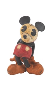 A Rare Large Mickey Mouse Rubber Figure.