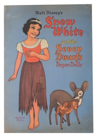 A Large "Snow White and the Seven Dwarfs" Paper Dolls Book.