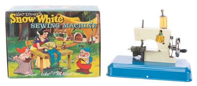 A Walt Disney's Snow White Sewing Machine.