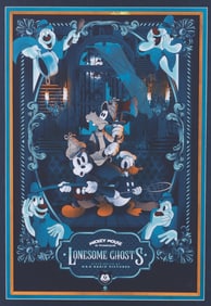 A Disney Gallery “Lonesome Ghosts" Print.