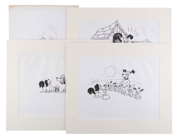 "Pluto's Quin-Puplets" Publicity Art.