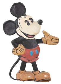 An Old King Cole Mickey Mouse Animated Display.