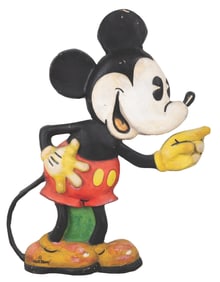 An Old King Cole Mickey Mouse Display.