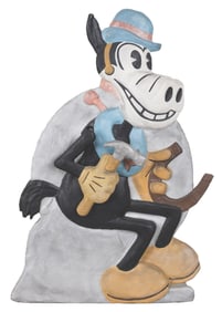 An Old King Cole Animated Horace Horsecollar Display.