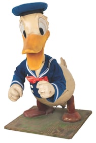 A Rare Animated Donald Duck Store Display Figure.
