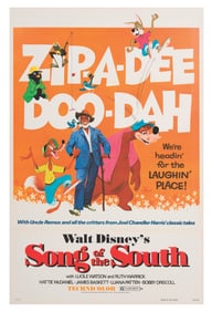A "Song of the South" Re-Release One-Sheet.