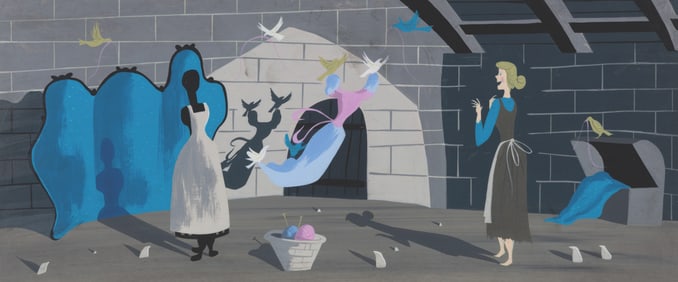 A Mary Blair "Cinderella" Concept Painting.