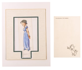 Ken Anderson Wendy Drawing and Personal Stationery.