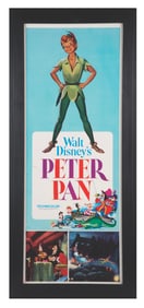 A "Peter Pan" 1976 Re-Release Insert Poster.
