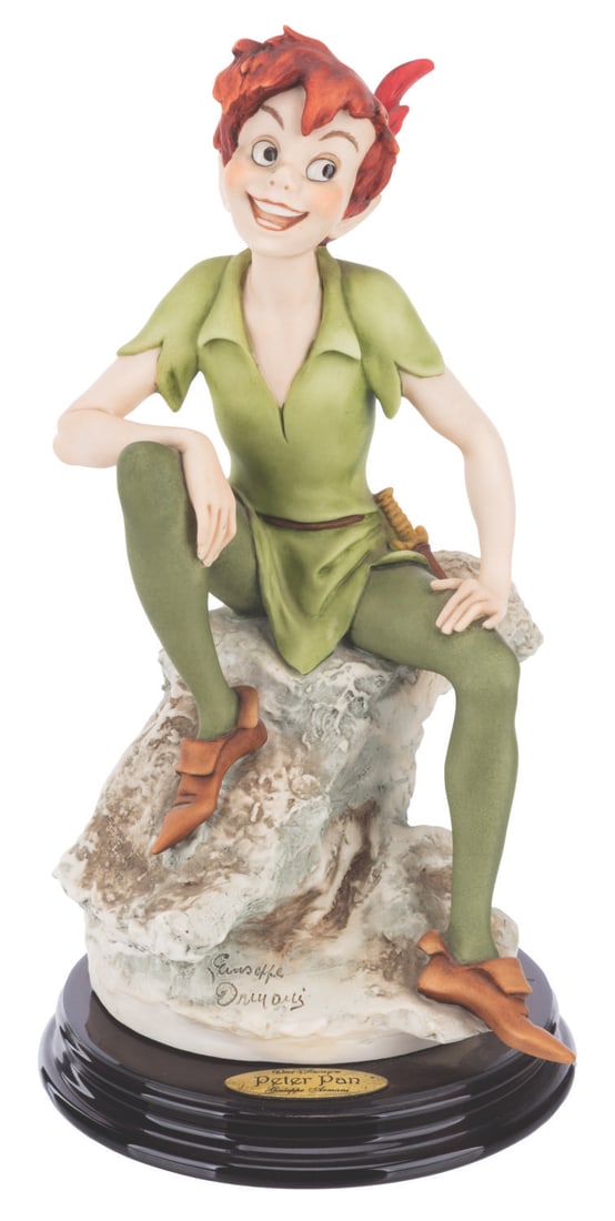 A Giuseppe Armani Peter Pan Sculpture. (1 of 4)