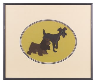 A “Lady and the Tramp" Original Production Cel.