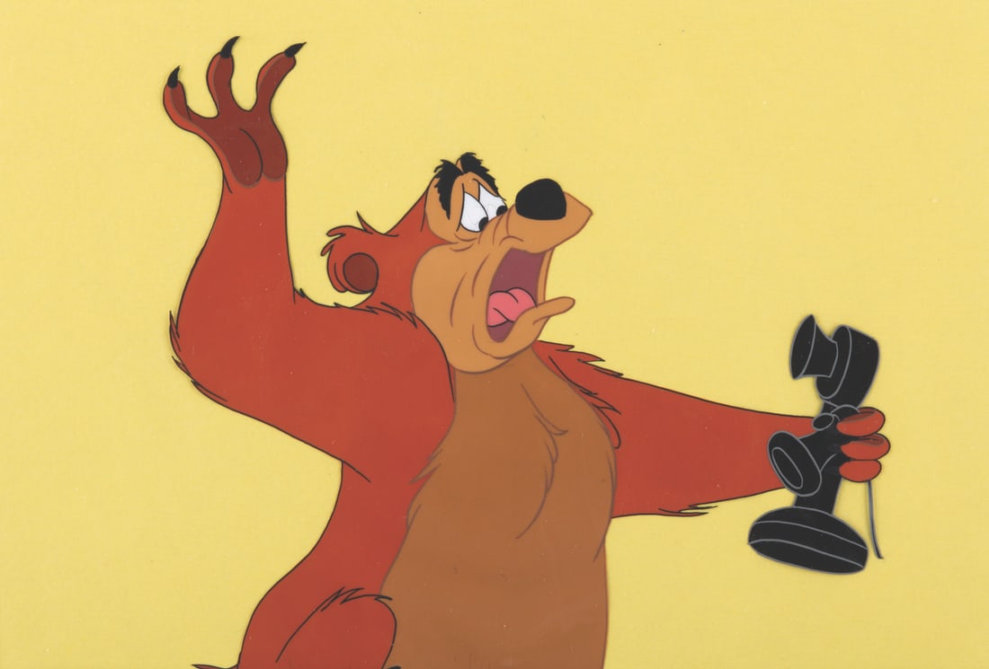 A “Bearly Asleep" Original Production Cel. (1 of 1)