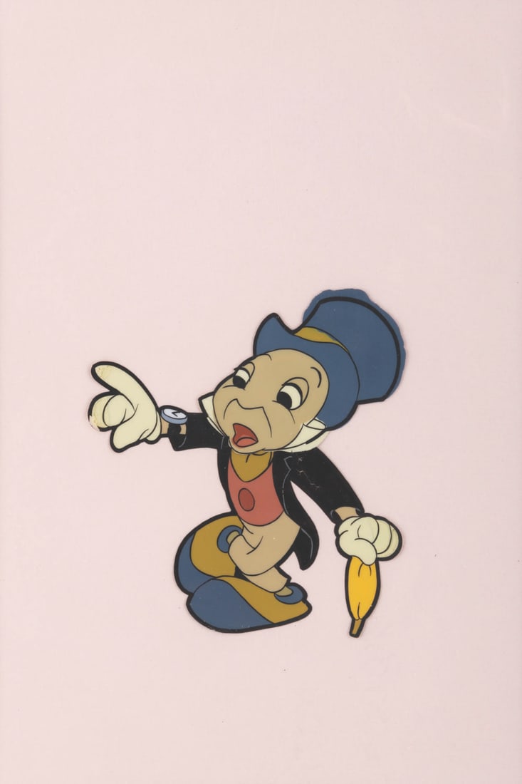 An Original Production Cel of Jiminy Cricket. (1 of 1)