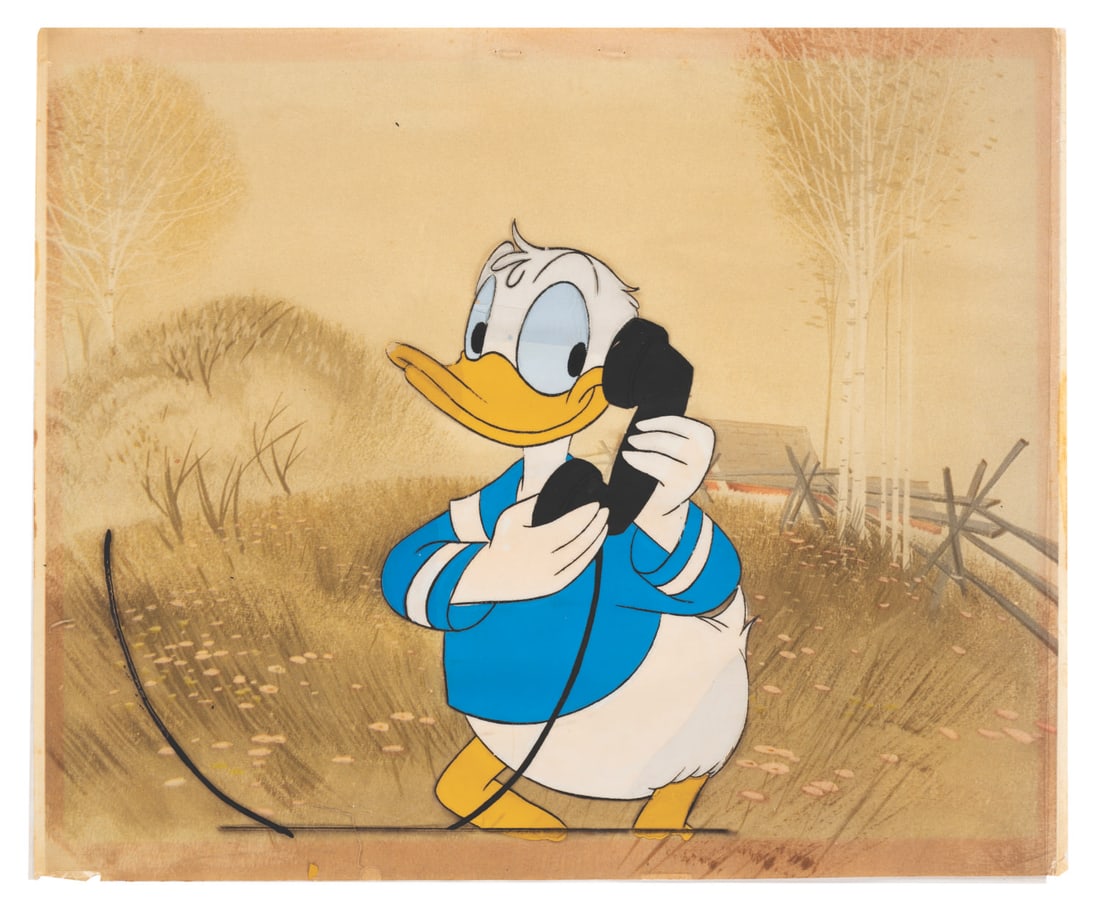 An Original Production Cel of Donald Duck. (1 of 1)
