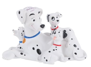 A Signed "One Hundred and One Dalmatians" Perdita Coin Bank.