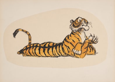 A Ken Anderson Shere Khan Character Development Drawing.