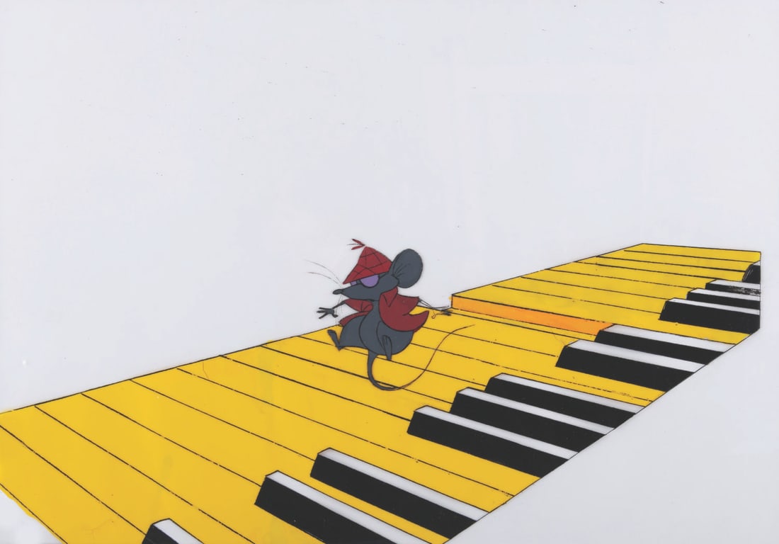 An “Aristocats" Original Production Cel. (1 of 2)